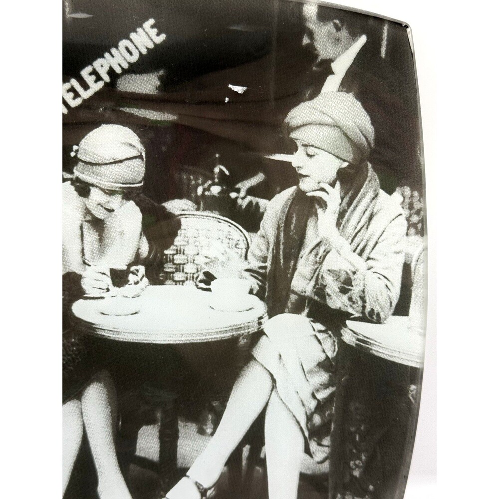 ROGER VIOLLET "CAFE ET CIGARETTE PARIS 1925" BLACK AND WHITE PLATES (4) 10 X 10 - Picture 4 of 7
